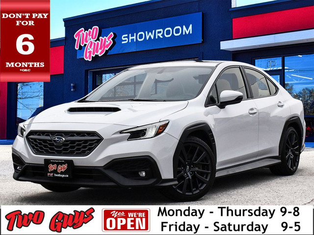 2023 Subaru WRX Sport-Tech | 6Spd AWD | Sunroof | Nav | Leather  in Cars & Trucks in St. Catharines