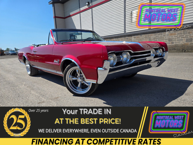 1967 Oldsmobile Cutlass CONVERTIBLE / Full Resto 18" American Ra in Classic Cars in West Island - Image 2