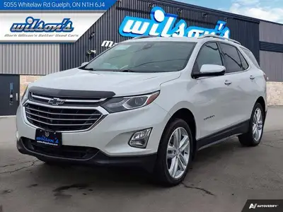 Come see this certified 2021 Chevrolet Equinox Premier AWD | Leather | Pano Roof | Nav | Bose | Heat...