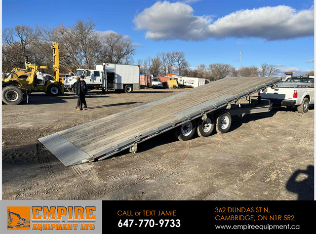 2018 28X8 ACE WELDING HYDRAULIC TILT TRAILER in Heavy Equipment in Cambridge - Image 3