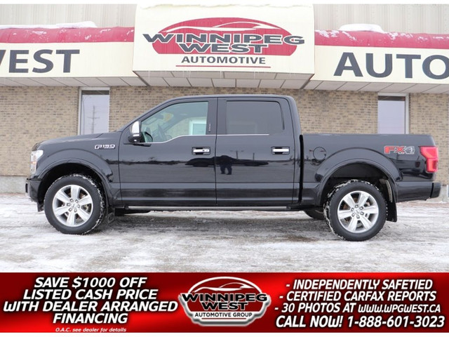  2020 Ford F-150 PLATINUM EDITION 3.5L EC0 4X4, ALL OPTIONS, AS  in Cars & Trucks in Winnipeg