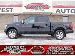 2020 Ford F 150 PLATINUM EDITION 3.5L EC0 4X4, ALL OPTIONS, AS NEW