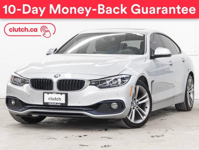 2018 BMW 4 Series 430i xDrive AWD w/ Apple CarPlay, Rearview Cam in Cars & Trucks in City of Toronto