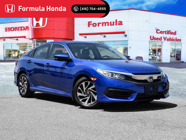 2016 Honda Civic EX EX | 1OWNER| SAFETIED CERTIFIED| MOONROOF in Cars & Trucks in City of Toronto