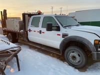 2010 Ford F550 2 wd Crew Cab Deck Truck (non runner)