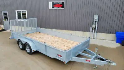 6.5 x 16 ft, 5 Ton Premium Galvanized Duratrail Landscape Trailer by Trailerworld Standard Features:...