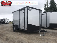 ACTION IRON SERIES 6' X 10' SINGLE AXLE ENCLOSED CARGO