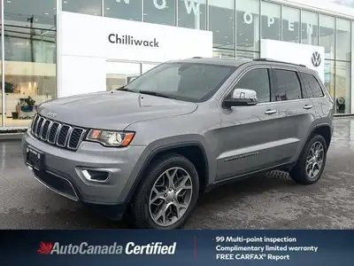 Recent Arrival! Grand Cherokee Limited, 4WD, Black Leather. Billet Silver Metallic Clearcoat 2020 Je...