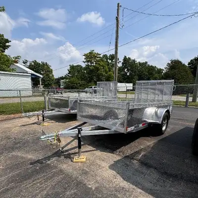 Grand River Trailer Sales Utility, cargo Aluminum cargo 5x10 Single Axle utility Trailer aluminum wh...