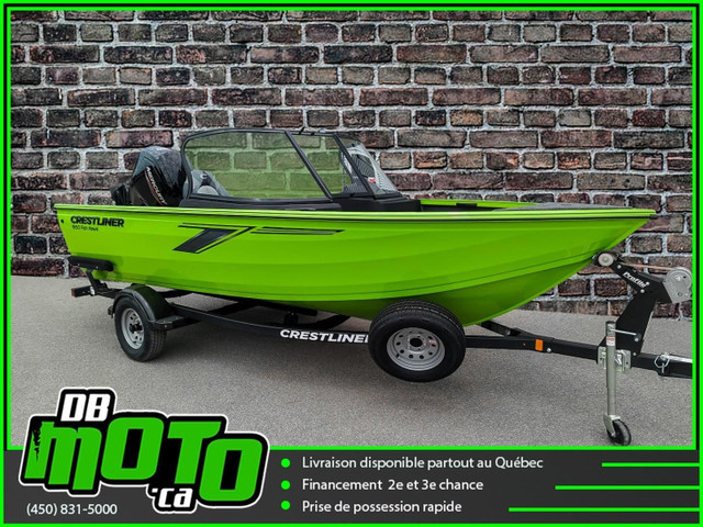 2023 Crestliner FISH HAWK 1650 WT ** aucun frais cache ** in Powerboats & Motorboats in Lanaudière - Image 2