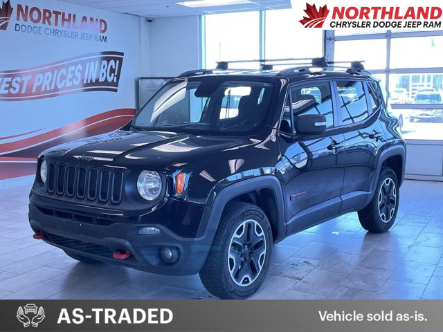 2015 Jeep Renegade Trailhawk | 4X4 | Bluetooth | Cruise Control in Cars & Trucks in Prince George