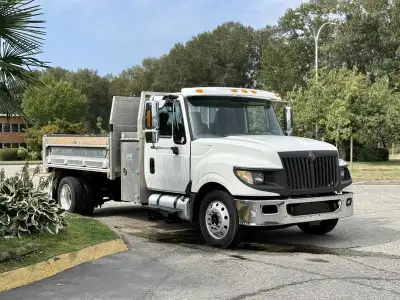 2012 International TerraStar 10-Foot Diesel Dump Truck, 6.4L, 8 cylinder, 2 door, automatic, 4X2, cr...
