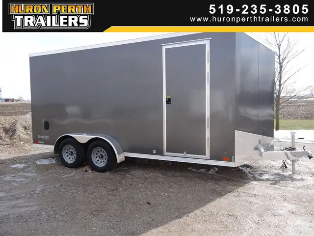2022 ATC Raven 7x14+2 Enclosed Aluminum Trailer in Cargo & Utility Trailers in Grand Bend - Image 3