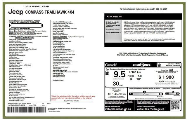 2022 Jeep Compass Trailhawk 4x4 Pano Sunroof 10.25Display 360 in Cars & Trucks in Mississauga / Peel Region - Image 4