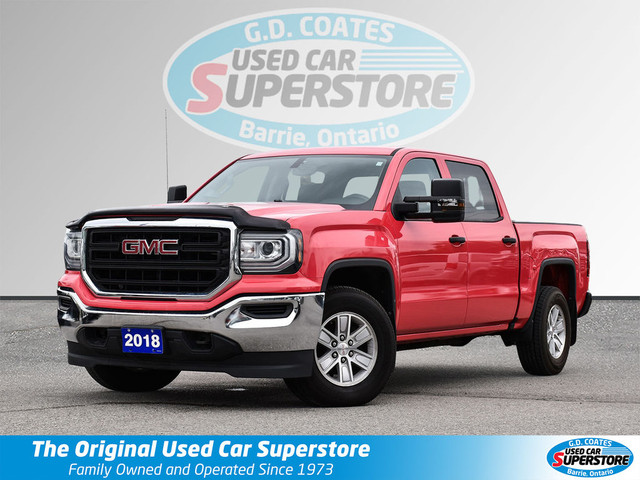 2018 GMC Sierra 1500 SLE Crew Cab 4x4 ~Backup Cam ~Power Seat ~A in Cars & Trucks in Barrie