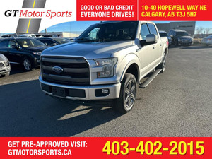 2017 Ford F 150 LARIAT | LEATHER | SUNROOF | BACKUP CAM | $0 DOWN