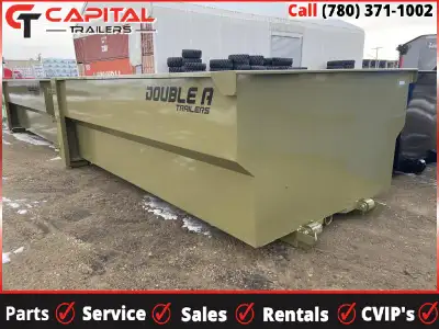 Bins for Roll Off Trailers perfect for: Demolition; Yard Waste; Commercial Waste; Construction Clean...