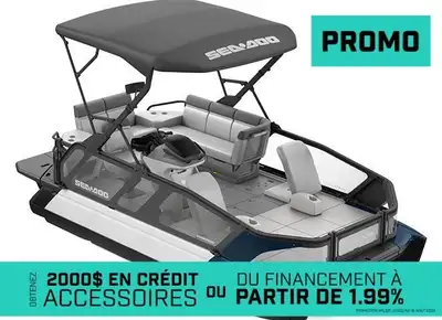 OBTENEZ 2000$ EN CRÉDIT ACCESSOIRES OU LA PROMOTION AU FINANCEMENT Vous le trouverez dans n’importe...