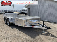 ACTION SERIES 80"x14' ALUMINUM UTILITY WITH BI-FOLD GATE