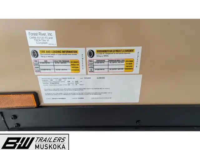  2024 Amera-Lite ALDR612SA Tan & Black Slant Vnose Cargo 6x12ft  in Cargo & Utility Trailers in Muskoka - Image 9