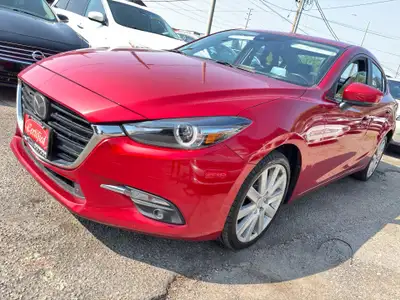 2018 MAZDA MAZDA3 GT WITH 181K!! FULLY LOADED! BACK-UP CAM! NAVIGATION! LANE DEPARTURE! ADAPTIVE CRU...