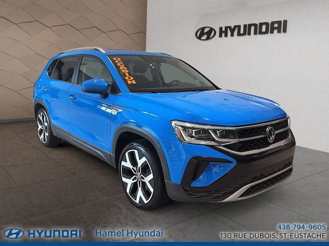 2022 Volkswagen Taos Highline 4MOTION **JAMAIS ACCIDENTE** in Cars & Trucks in Laval / North Shore