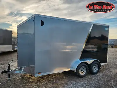 7ft Interior height. Rear ramp rear stabilizer jacks loading lights radius door with RV flush lock 6...