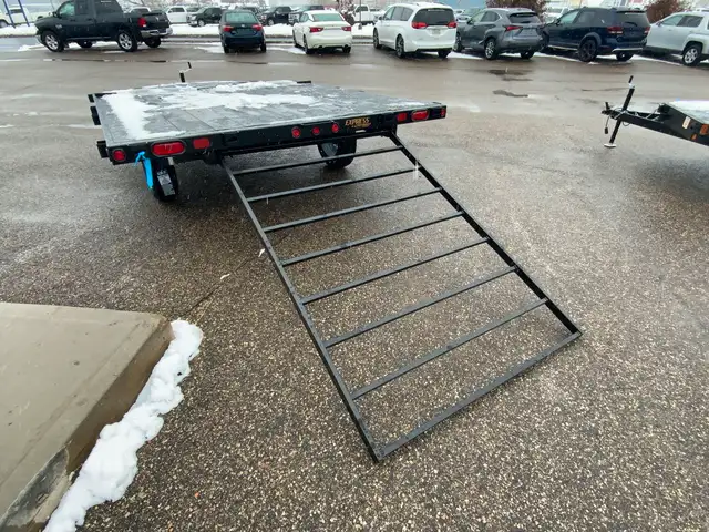 2024 Rainbow Express 10" w/ 2ft angle Drive on /Off Sled Trailer in Cargo & Utility Trailers in Regina - Image 9
