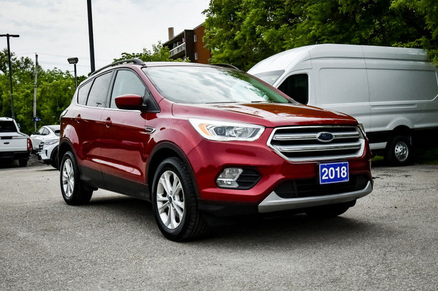2018 Ford Escape SEL • HEATED LEATHER • PARK ASSIST • SIRIUSXM in Cars & Trucks in Kingston