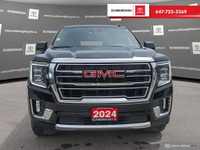 Check out this 2024 GMC Yukon XL 4WD 4dr SLT with 55,694 KMS, finished in a sleek Black exterior. Pa... (image 1)