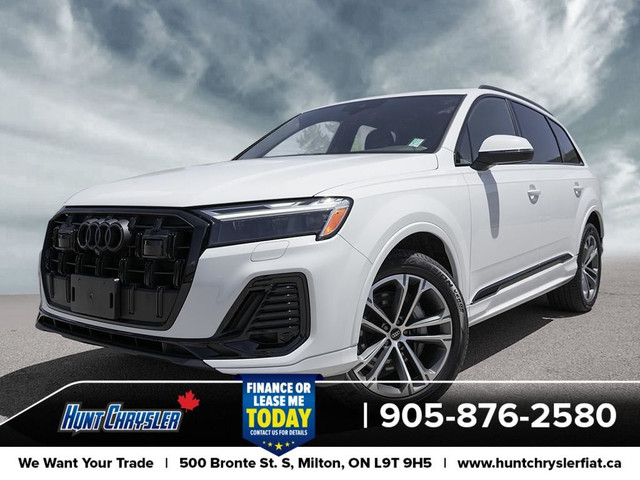 2025 Audi Q7 PANO | NAVI | LEATHER | CLEAN CARFAX | LOW KMS!! in Cars & Trucks in Oakville / Halton Region