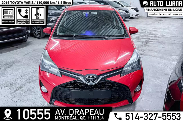 2015 TOYOTA Yaris SE AUTOMATIQUE/BLUETOOTH/MAGS/CRUISE/110,000km in Cars & Trucks in City of Montréal - Image 2
