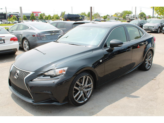 2015 Lexus IS 350 AWD, CUIR ROUGE, MAGS, A/C, NAVIGATION, BLUETO in Cars & Trucks in Longueuil / South Shore - Image 2
