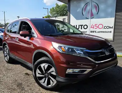 ***FINANCEMENT 99.9% ACCEPTÉ ***HONDA CR-V TOURING 2015***TOURING,CUIR,TOIT.NAV,MAGS***FINANCEMENT F...