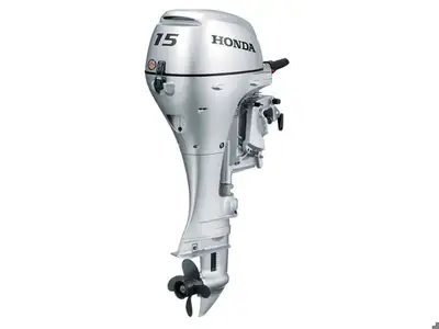 Honda 15hp, long (20 inch) shaft tiller. Manual start. Very clean motor. 2015 Honda Marine Portable...