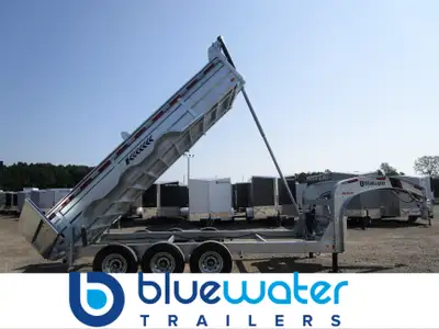 K-Trail Gooseneck Dump Trailers 82in. x 16' starting at $23,145.00 ! The Expert Series includes hydr...