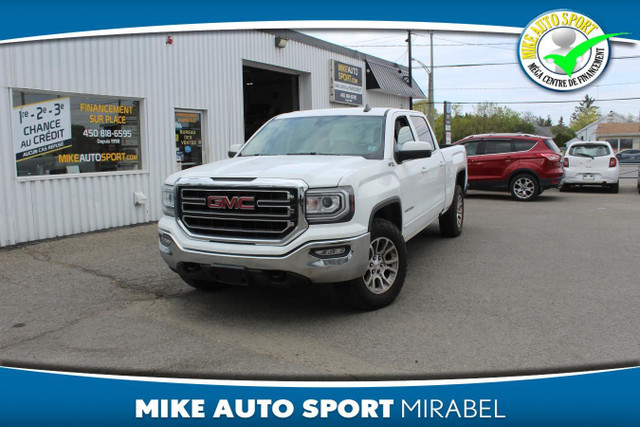 2018 GMC Sierra 1500 4 RM, Cabine multiplaces 143,5 po, SLE, Z71 in Cars & Trucks in Laval / North Shore