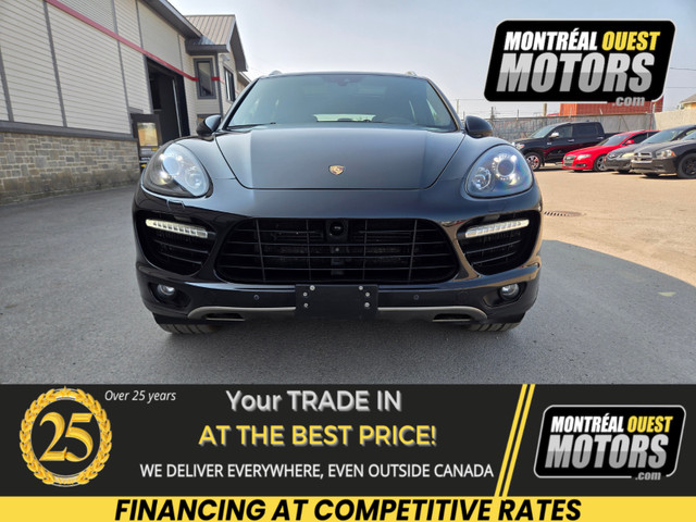2013 Porsche Cayenne Turbo / 500HP / AWD Noir sur Noir in Cars & Trucks in West Island - Image 2