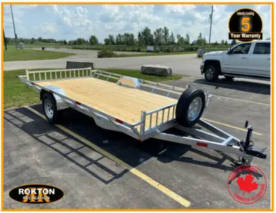 For sale is a Tow Tek Trailers 7 x 16 UTV / Utility Aluminum Trailer has proprietary rung system ram...