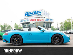 2017 Porsche 911 Carrera, Miami Blue, Sport Exhaust, Loaded
