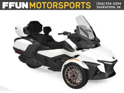 Transportation and Preparation NOT Included 2025 Can-Am Spyder RT Sea-To-SkyBold, muscular design. T...
