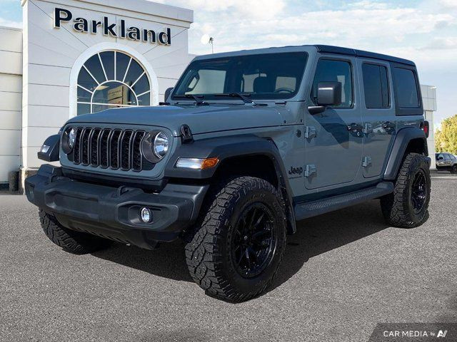2024 Jeep Wrangler Sport S 4 Door 4x4 Auto V6 Nav Capable in Cars & Trucks in St. Albert