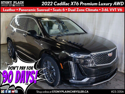  2022 Cadillac XT6 Premium Luxury - Leather, Sunroof, Seats 6