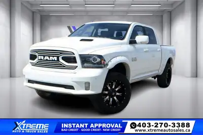 2018 Ram 1500 Sport Crew Cab 4x4 w/Aftermarket Wheels Welcome to Xtreme Auto & Truck Sales Your Car...