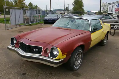 LOOKS TO BE ALL ORIGINAL, MOTOR IS REBUILT, RUNS VERY GOOD, FACTORY YELLOW and BLACK CAR, VERY RARE,...