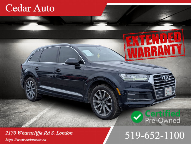2017 Audi Q7 2 YEAR POWERTRAIN WARRANTY | 3.0T Technik | MANAGER in Cars & Trucks in London