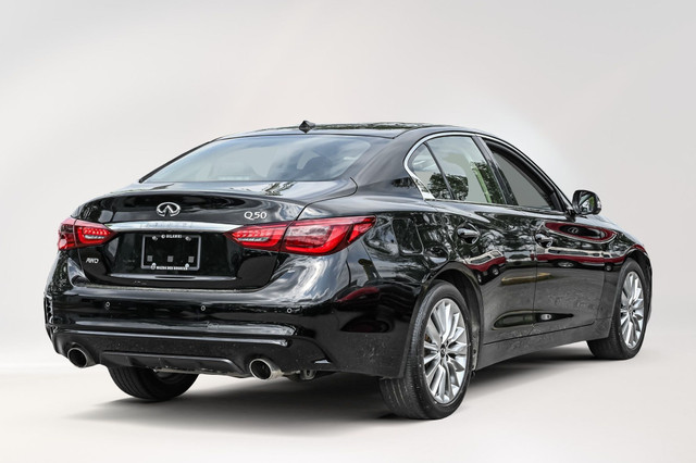 2021 Infiniti Q50 Luxe | Awd | Toit Ouvrant | Cuir | Awd | Toit  in Cars & Trucks in City of Montréal - Image 4