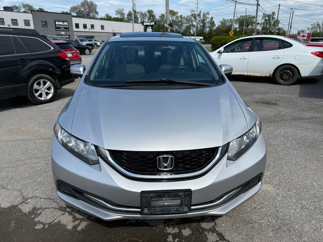 2014 Honda Civic Sedan PUSH TO START / SUN ROOF / GREAT ON GAS  in Cars & Trucks in Ottawa - Image 2