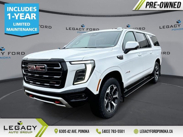 2025 GMC Yukon XL AT4 - Power Liftgate - Cooled Seats in Cars & Trucks in Edmonton