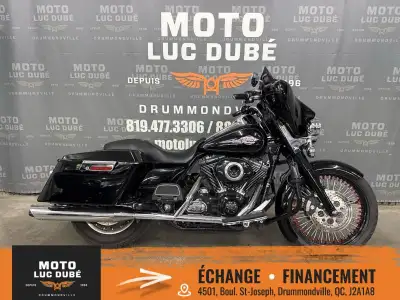 Harley-Davidson FLHTC Electra Glide Classic 2008 82 667 KM ROUE AVANT 21PO FAT SPOKES FOURCHES NOIRS...